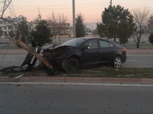 Aşırı hız kazaya neden oldu