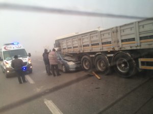 Yollar güne kaza ile başladı