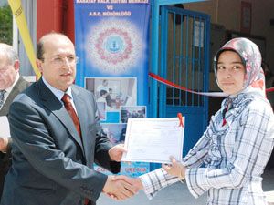 Hayıroğlu’nda nakış sergisi törenle açıldı