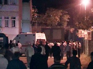 Şehitleri taşıyan konvoya saldırı