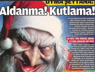 Milli Gazete'nin Noel Baba'lı yılbaşı manşeti