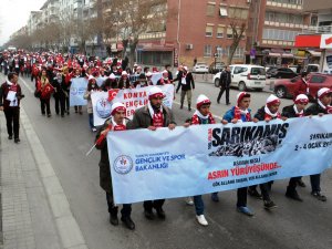 90 bin Sarıkamış şehidi için yürüdüler