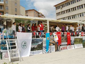 Ereğli'de Çevre ve Orman TIR’ına öğrencilerden ilgi
