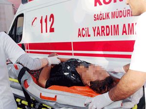 Kocasını 4 yerinden bıçaklayarak yaraladı