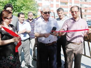 Gedavet'te açık hava fotoğraf sergisi