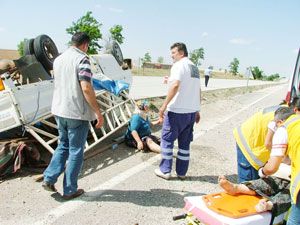 Kulu'da trafik kazası: 3 yaralı
