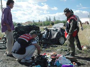 Konya'da feci kaza : 7 ölü
