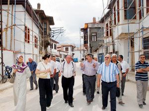 Mimarlar tarihi bölgedeki çalışmaları inceledi