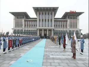 Cumhurbaşkanı Erdoğan Aliyev'i ağırlıyor