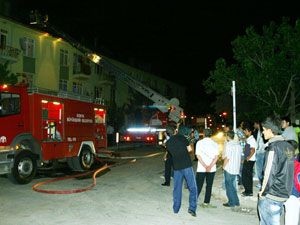 Yangın paniğe neden oldu