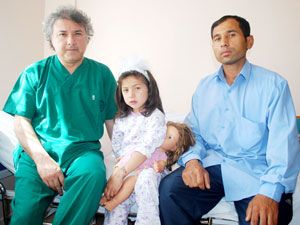 Afganlı küçük Zehra  artık koşabilecek