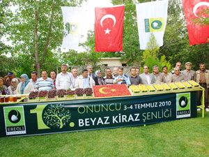 Ereğli'de en iyi kirazlar yarıştı