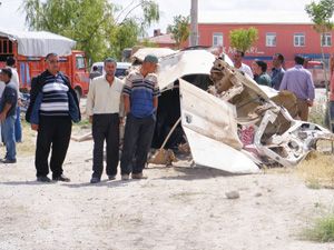 Aksaray’da trafik kazası: 1 ölü, 2 yaralı