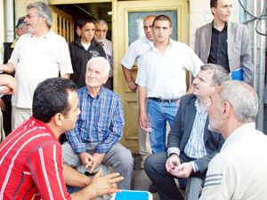 Tahir Akyürek’ten Mevlana esnafına ziyaret