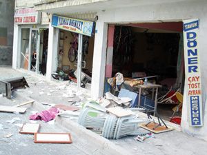 Gaz patlaması ucuz atlatıldı