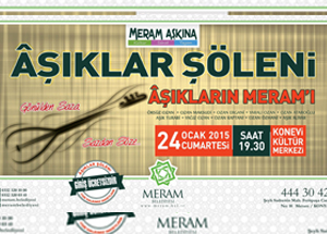 Aşıklar şöleni Meram’da