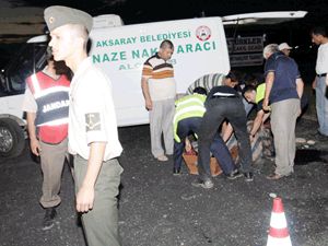 Aksaray’da trafik kazası: 1 ölü 2 yaralı