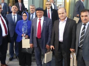 Konyalı muhtarlar Cumhurbaşkanlığı Sarayı’nda