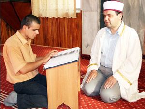 Engelli müezzinin azmi
