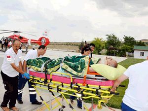 Kar ikram etmek isterken hastanelik oldu