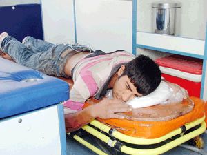 İnşaattan düşen işçi yaralandı