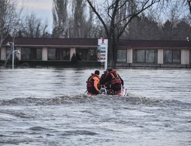 Edirne'de sel felaketi