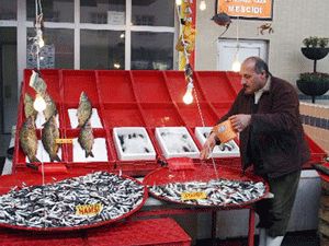 Balıkçı tezgahları boş kaldı