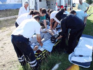 Gittiği hastanede kalp krizi geçirdi