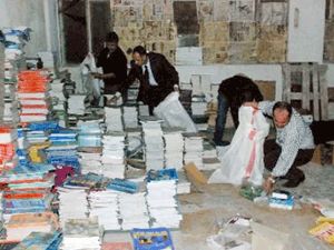 Korsan kitaplara el konuldu