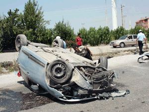 Açılan hava yastığı hayatını kurtardı