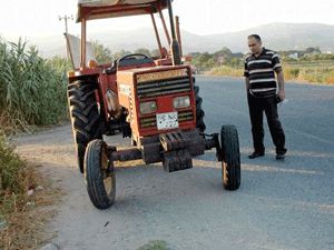Traktörden düşen şahıs ağır yaralandı