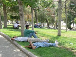 Sıcaktan bunalan mesire alanlarına koştu