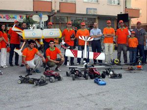 Model uçaklar görücüye çıktı