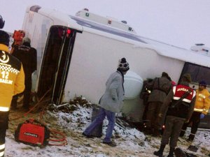 4 kaza, 1 ölü, 23 yaralı