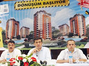 Kentsel Dönüşüm’le 2624 konut