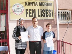 Bursluluk sınavında 1. ve 2. oldular