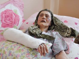 68 yaşındaki kadının dövüldüğü iddiası