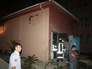 Elektrik trafosunda yangın