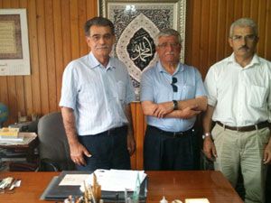 Güçlü ve Tuna Hattat Özkan’ı ziyaret etti