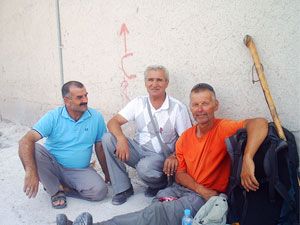 Kudüs’e giderken Karapınar’da dinlendi