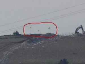 Türkiye'nin yeni karakolu YPG bayraklarının yanında yapılıyor