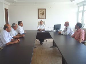 SGK İl Müdürü Songül Karapınar'ı ziyaret etti