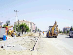 Kulu’da peyzaj çalışması devam ediyor