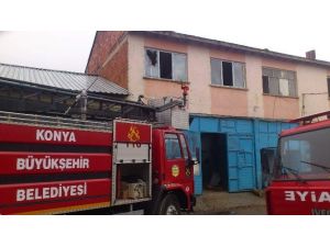 Hüyük’te Korkutan Yangın