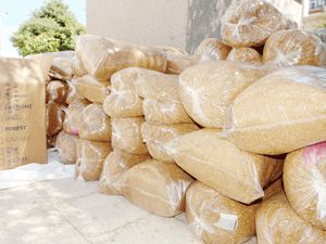 Yarım ton kaçak tütün ele geçirildi