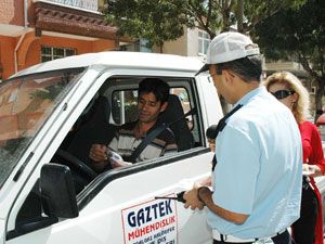 Karaman'da Trafik Şube’den ilginç uygulama