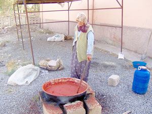 Ereğli'li bayanların kış  hazırlıkları başladı