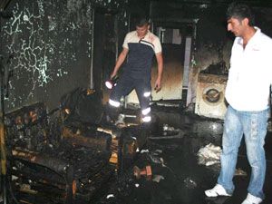 Beyşehir’deki yangında 2 kişi dumandan etkilendi