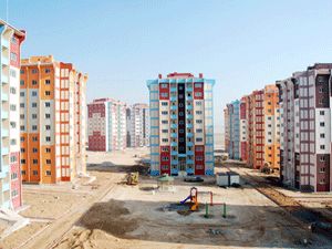TOKİ işbirliğiyle Yazırayapılan 640 konut tamamlan