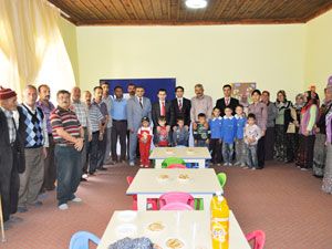 Halkapınar'da ilk kez bir köyde ana sınıfı açıldı